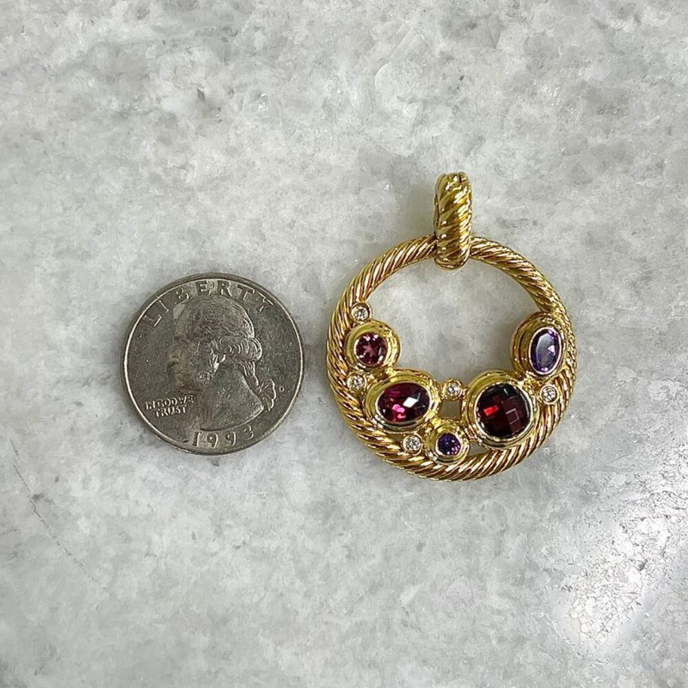 David Yurman Mosaic Collection Pendant - Picture 7 of 7